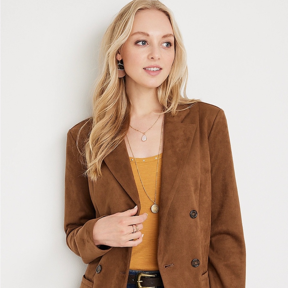 Maurices Faux Suede Blazer-XL